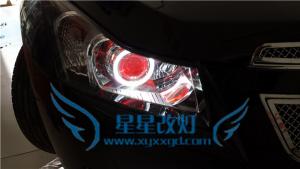 襄阳科鲁兹车灯升级改装海拉三双光透镜
